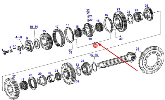 Slika Synchronizer spring F180100080180