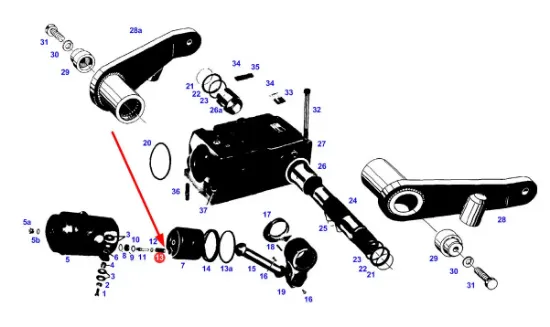 Slika Rear linkage spring F180860030121