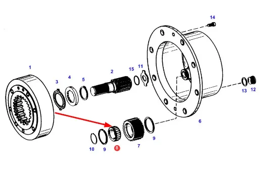 Slika Single row cylindrical roller bearing 1 x 36 x 56.3 F20