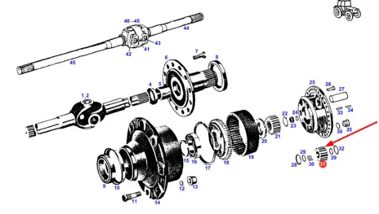 Slika Satellite gear wheel F285300020070