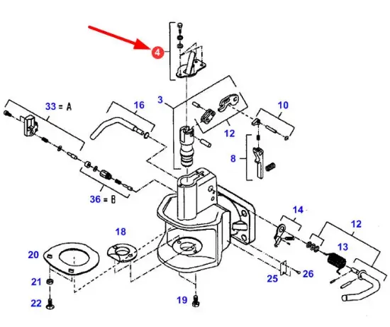 Slika Upper cover of the hitch F312500072330