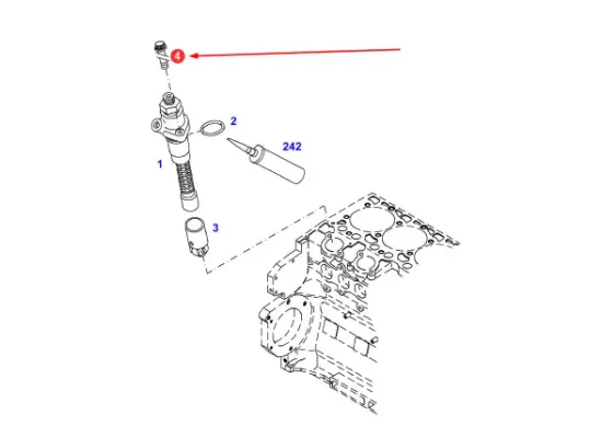 Slika High pressure pump screw F339202710030