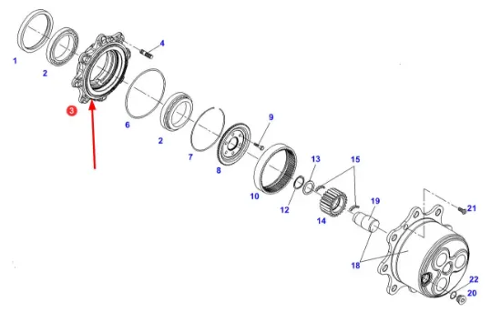 Slika Gearbox housing F339300020730