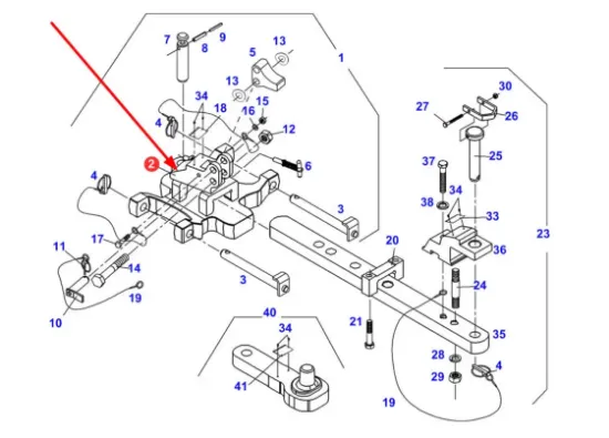 Slika Lower beam mount F339500167010