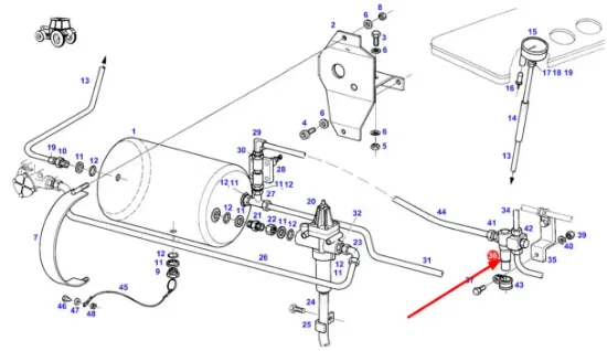 Slika Air tank screw F385880020030