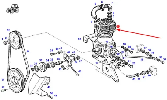 Slika Air compressor repair kit F385880020070