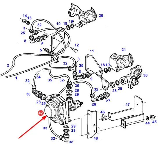 Slika Air brake pump cover F385880020100