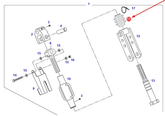 Slika Rubber cover for hanger F411870030020