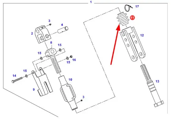 Slika Rubber cover for hanger F411870030020