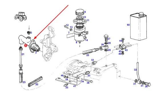 Slika Clutch pump repair kit F514100100450