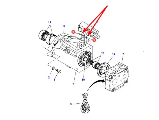 Slika Hydraulic pump o-ring F514940010060