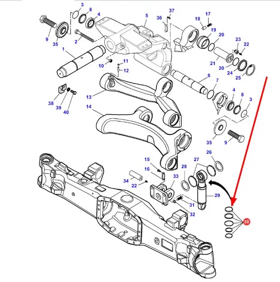 Slika Shock absorber repair kit F650153021340