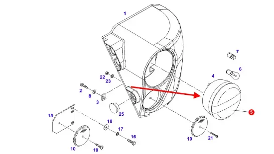 Slika Rear light cover F716900020050