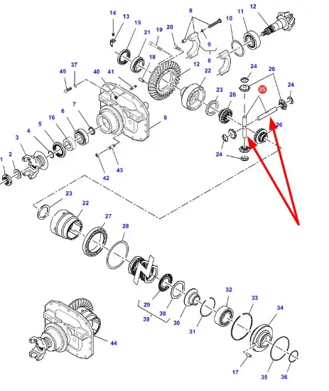 Slika Differential pin F718301020140