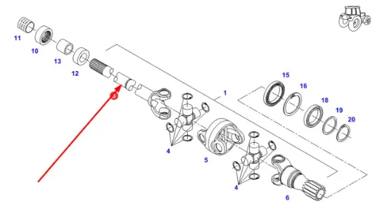 Slika Drive shaft F718301020440