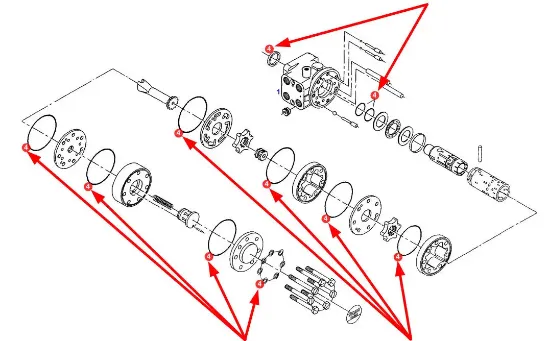 Slika Orbitrol gasket set F718400090010