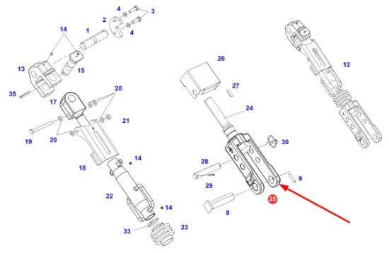 Slika Rear linkage linkage F718870030070