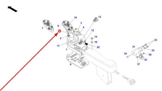 Slika Control lever F718970160051