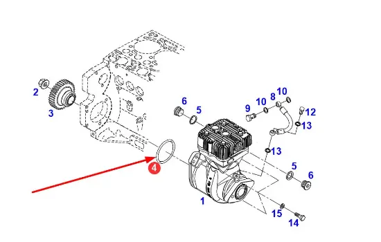 Slika Air compressor o-ring F725880010010