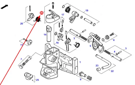 Slika Automatic latch mechanism cover F816500070210