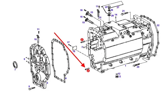 Slika Gearbox housing pin F824100050060