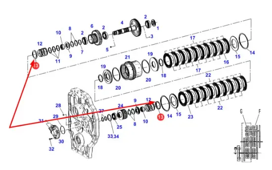 Slika Spring retaining ring F824100360140