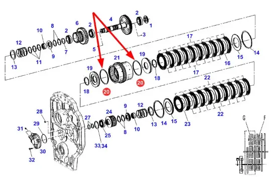 Slika Clutch shaft sealing ring F824100360630