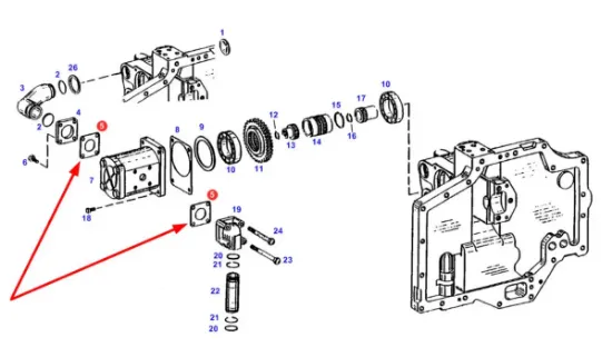 Slika Hydraulic pump seal F824100490220