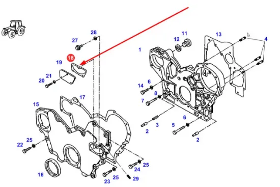 Slika Timing cover gasket F824200210580