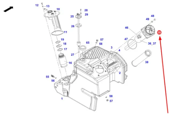 Slika Hydraulic oil tank cap F835860061030