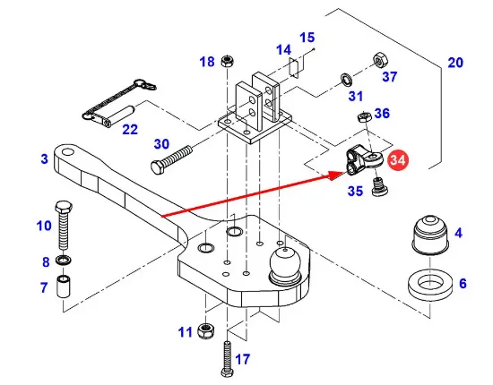 Slika Rear hitch element F916501120110