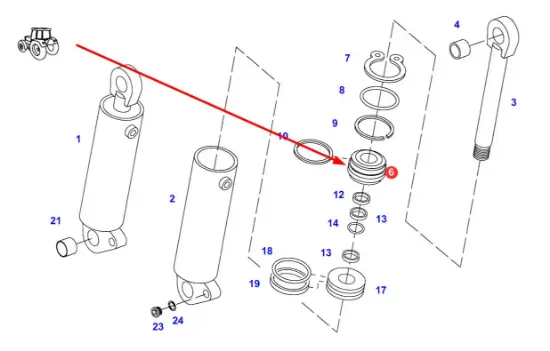 Slika Actuator piston F924860030010