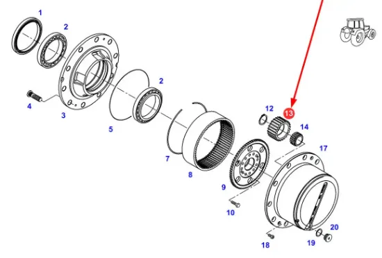 Slika Final drive gear F930301020170