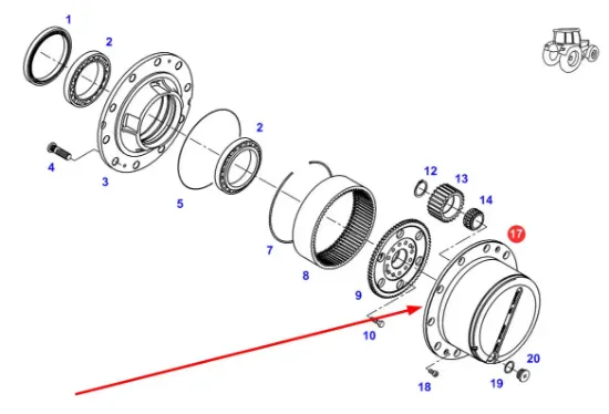 Slika F930301020180 plate mechanism housing