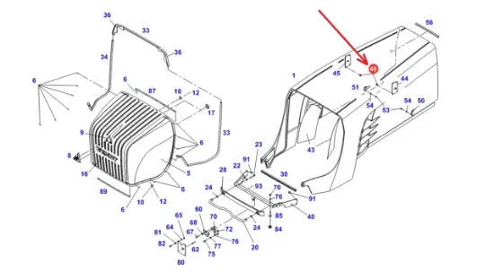 Slika Engine hood mounting bolt M8 x 15 F930500022010