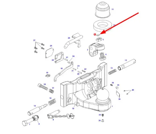 Slika Ball hitch nut cover F931502165070