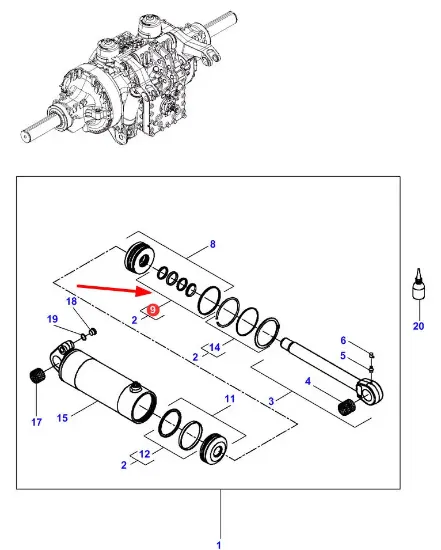 Slika Lift actuator repair kit F931860030040