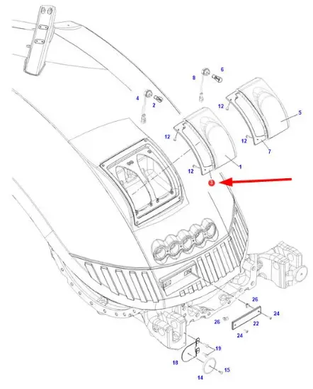 Slika Cabin seal F931901020020