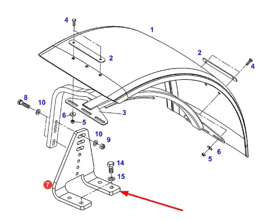 Slika Right fender support FC334700030021