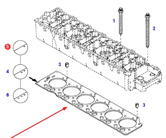 Slika Cylinder head gasket FCF716201210680