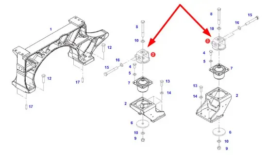 Slika Cabin cushion mount FCH737500200060