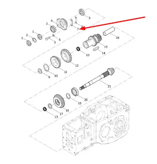 Slika Shaft adjusting washer FT250.37.122