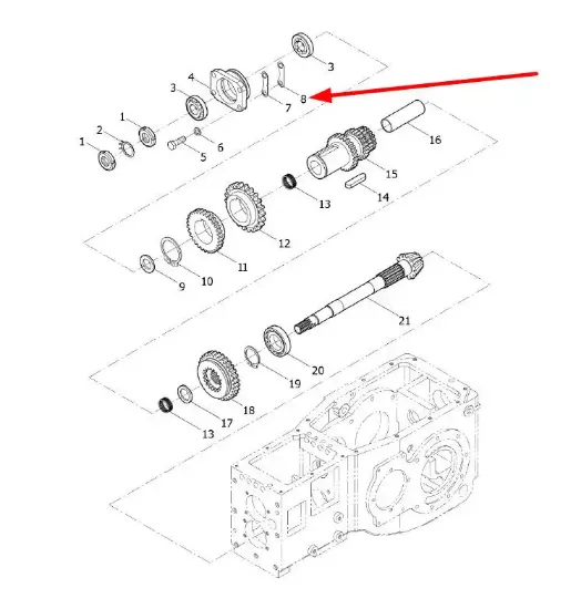 Slika Shaft adjusting washer FT250.37.123