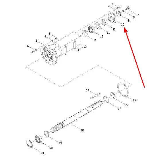 Slika Bearing housing FT250.37.214