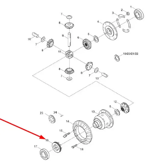 Slika Differential lock FT300.38.019