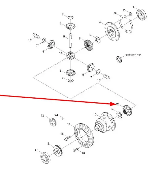 Slika FT300.38.143 driveshaft gear