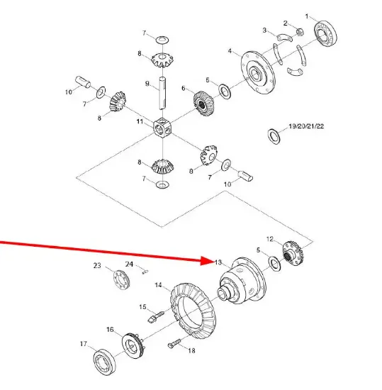 Slika Differential planet carrier FT300.38.180