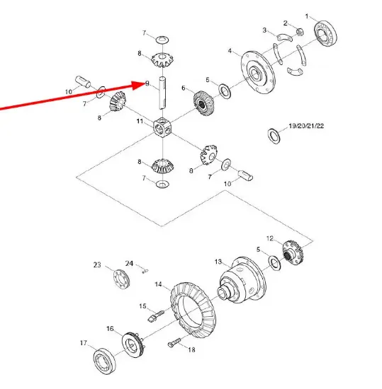 Slika Differential pin FT300.38.182