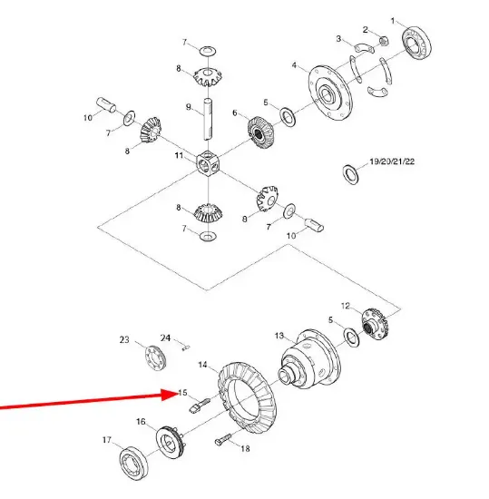 Slika Differential bolt M12 FT300.38.185