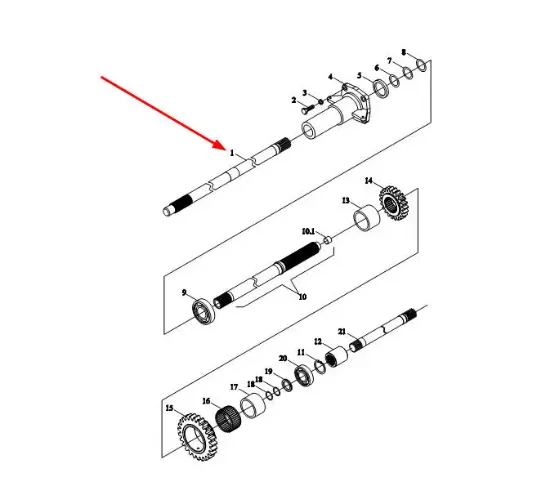 Slika Clutch shaft FT400.37B.201